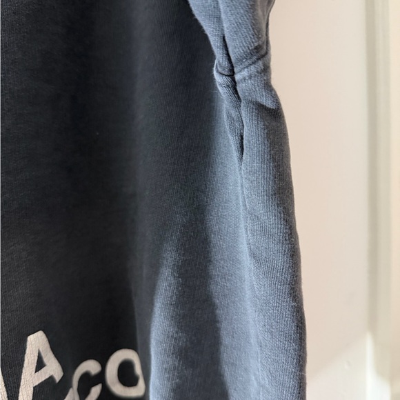 Anine Bing City Love Sweatshirt in Charcoal Grey Size Medium Cotton Crewneck - Picture 8 of 15